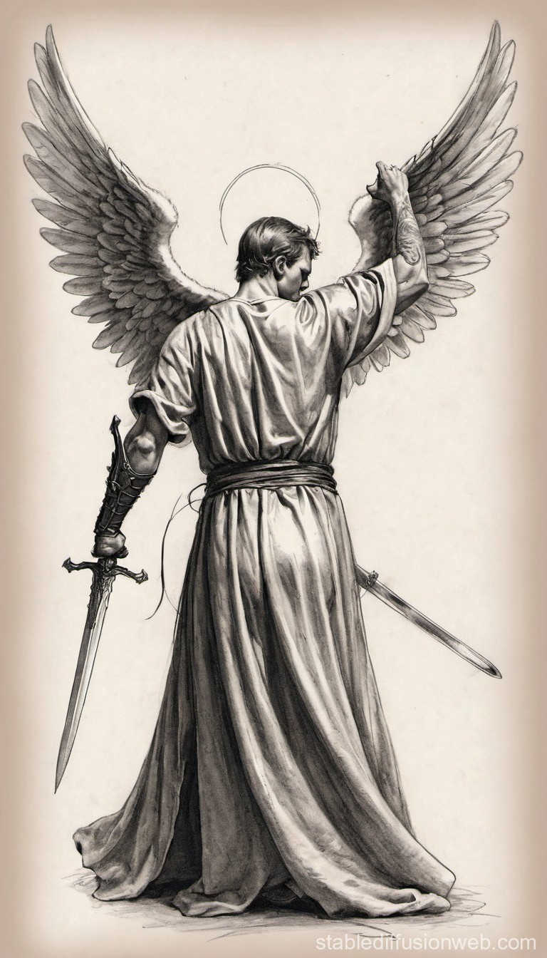 Archangel Gabriel Tattoo Ideas 0032