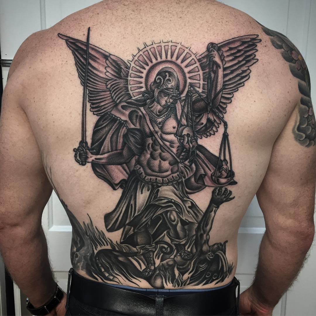 Archangel Gabriel Tattoo Ideas 0034