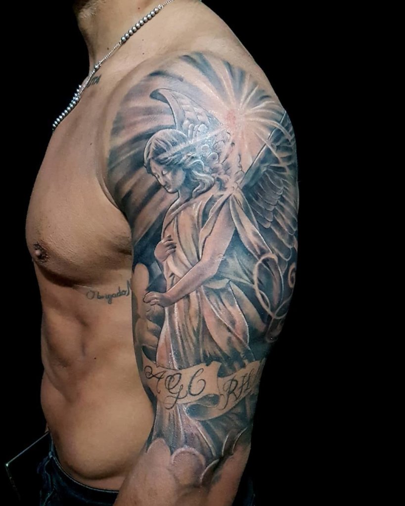 Archangel Gabriel Tattoo Ideas 0036