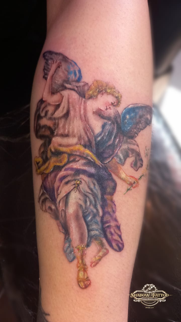 Archangel Gabriel Tattoo Ideas 0055