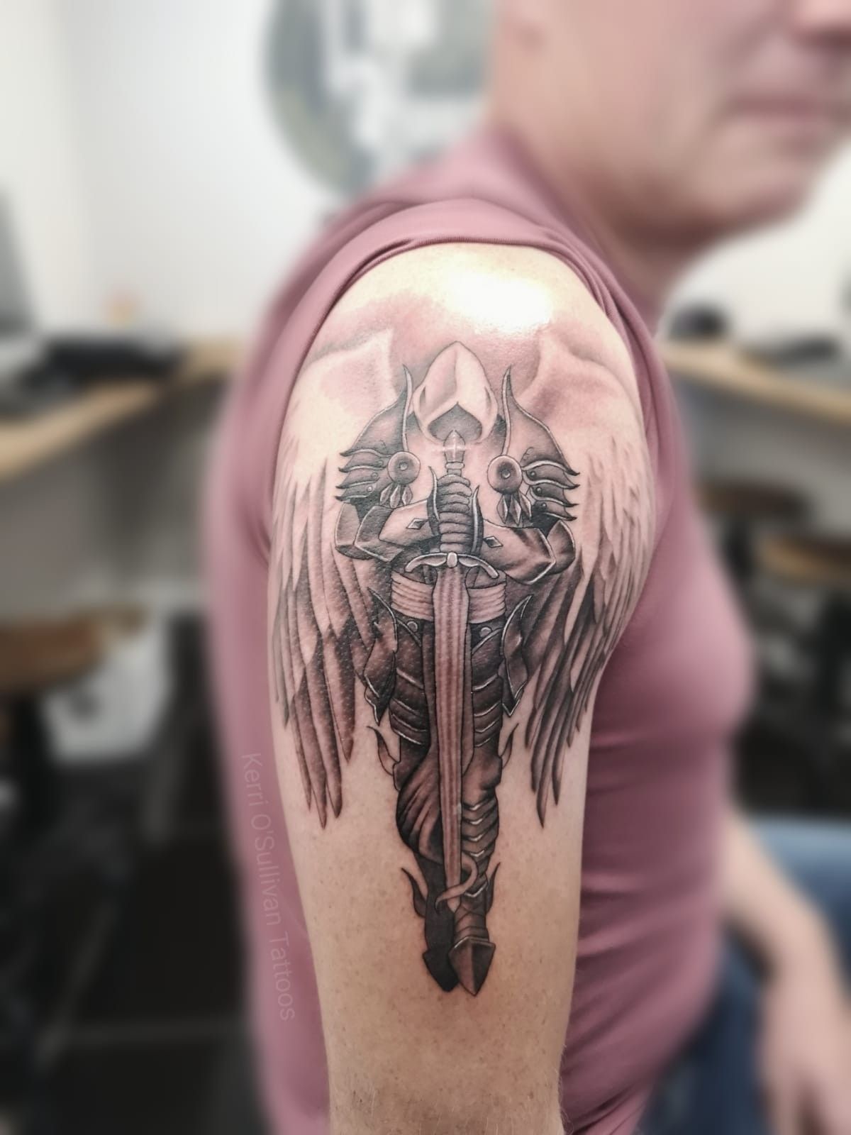 Archangel Gabriel Tattoo Ideas 0071