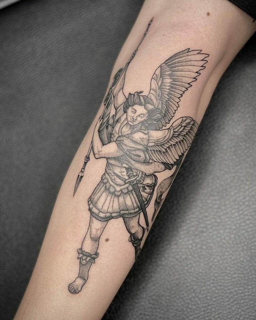 Archangel Gabriel Tattoo Ideas 0074