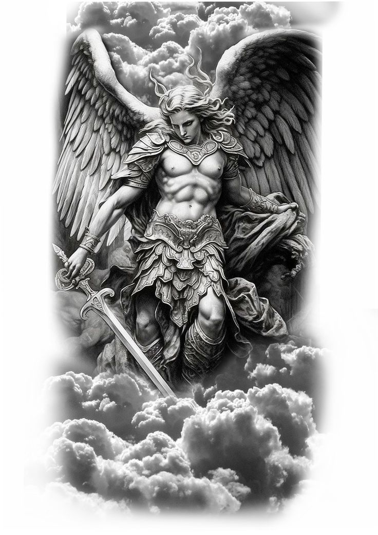 Archangel Gabriel Tattoo Ideas 0080