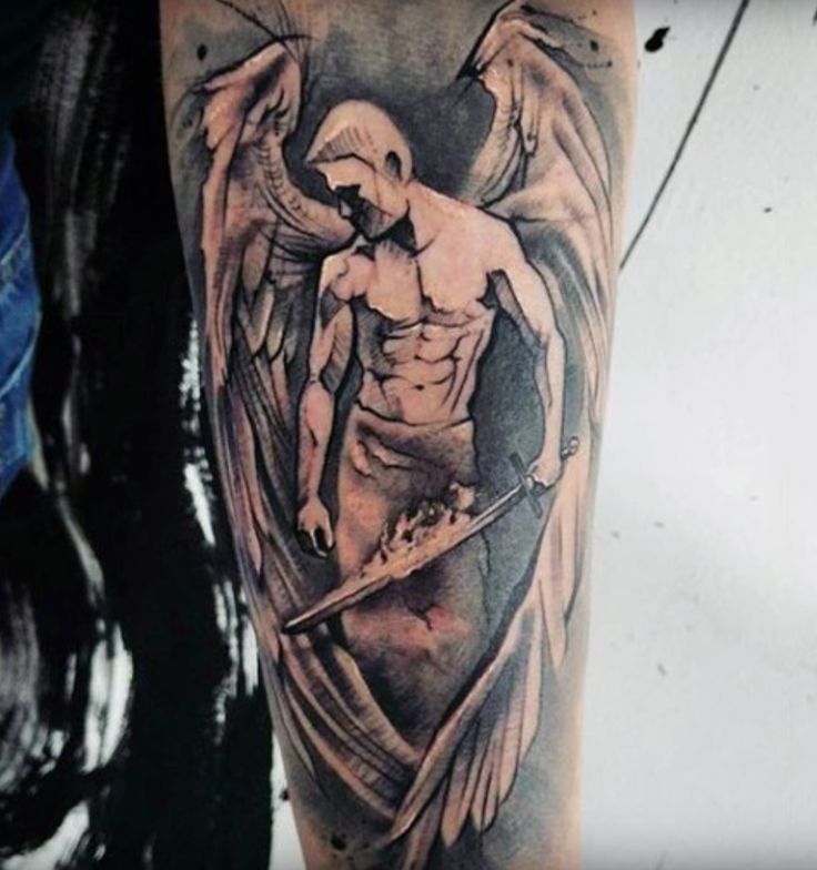 Archangel Gabriel Tattoo Ideas 0088