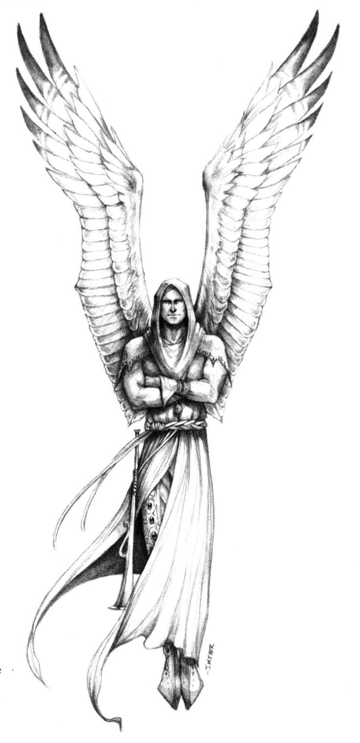 Archangel Gabriel Tattoo Ideas 0089