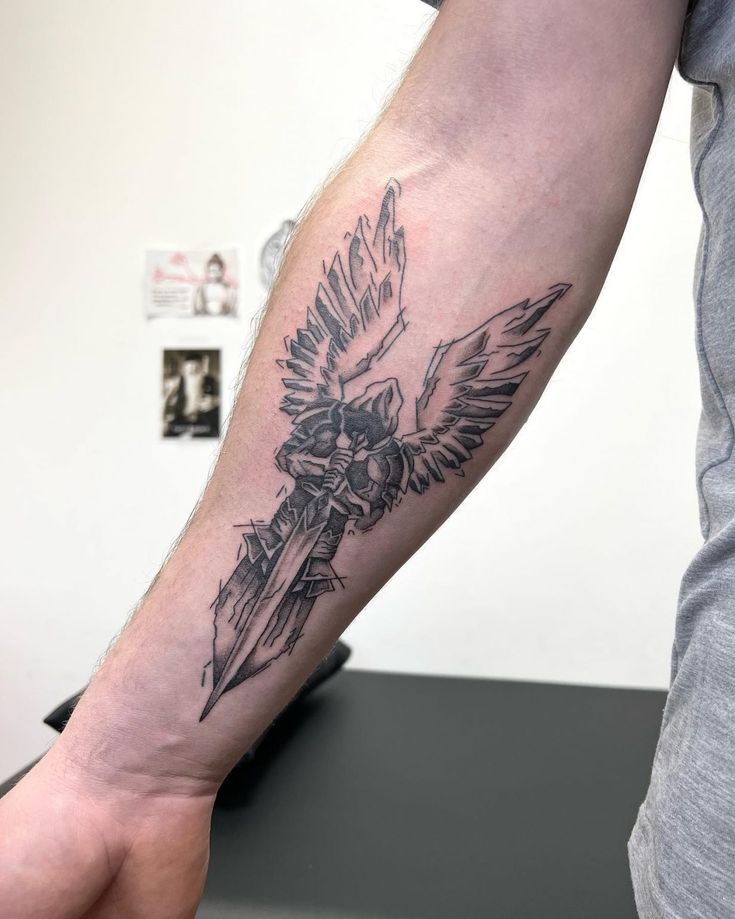 Archangel Gabriel Tattoo Ideas 0091