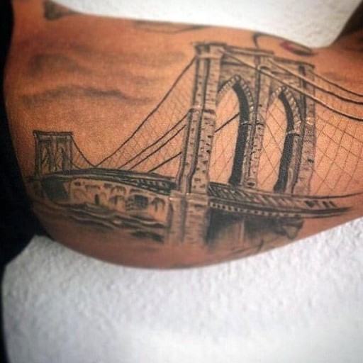 artistic Brooklyn tattoo inscriptions