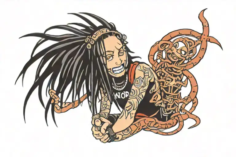 artistic Korn tattoo ideas variations.