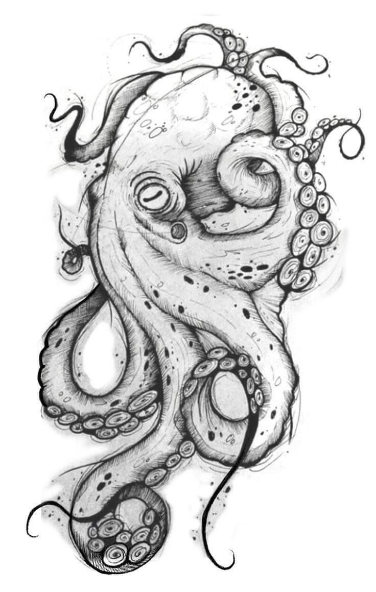 artistic octopus tattoo inspiration