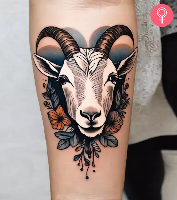 artistic small Capricorn tattoo concepts