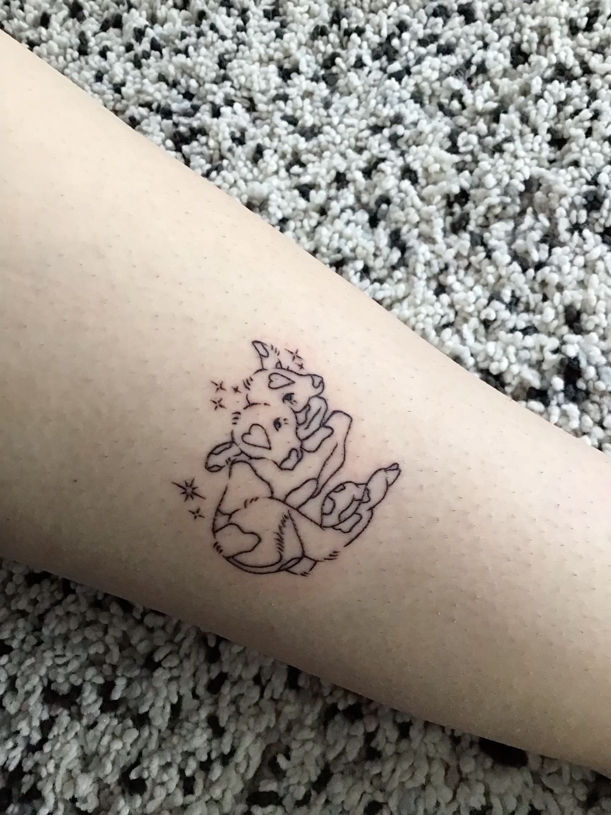 artistic small cow tattoo styles