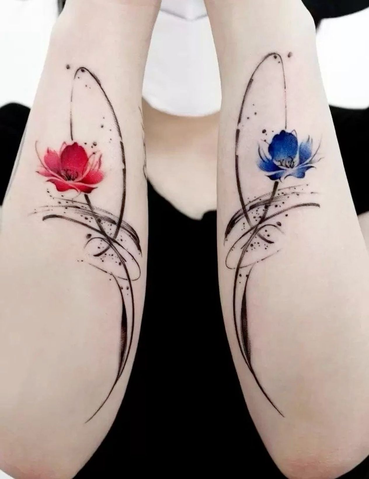 artistic small delicate poppy tattoo placements