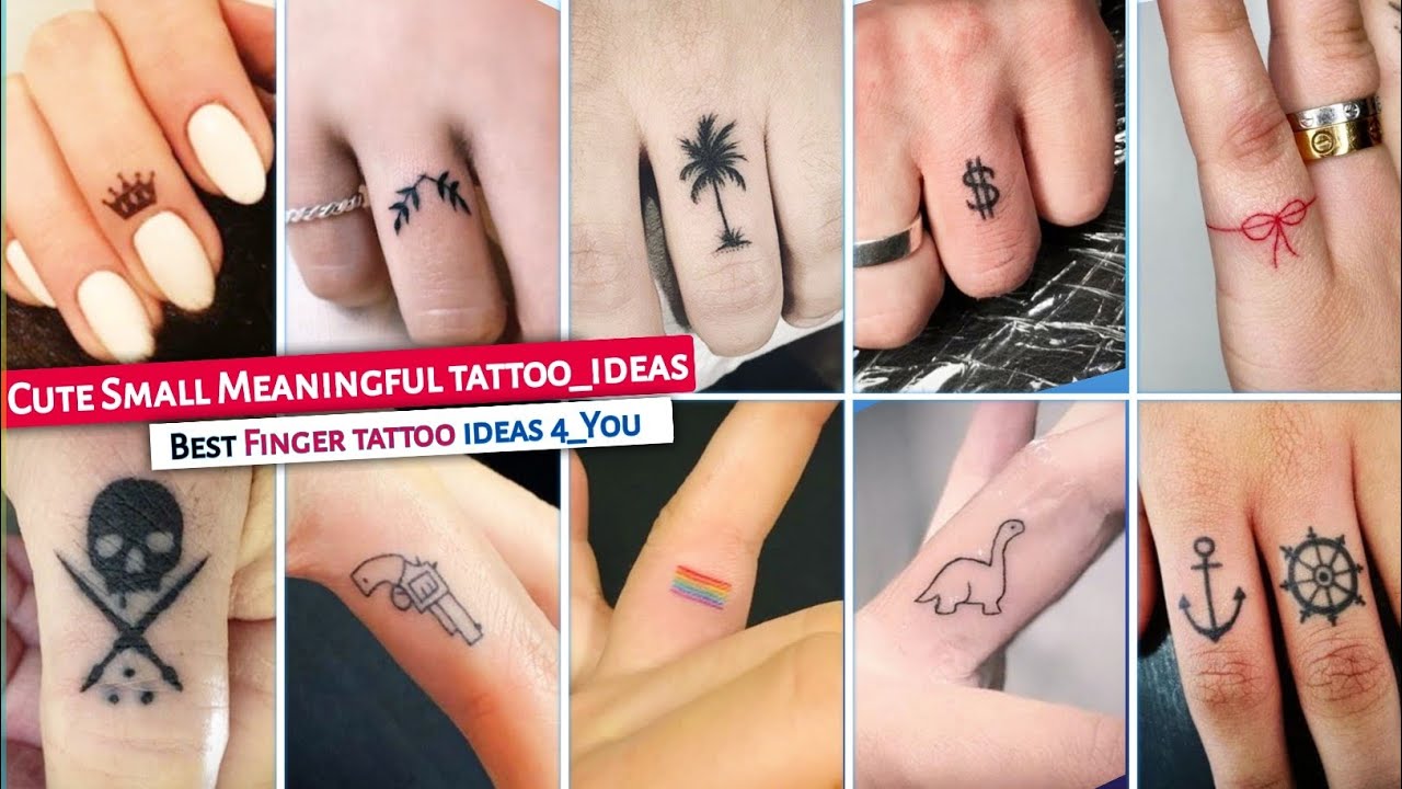 artistic small finger tattoo ideas for symbolism.