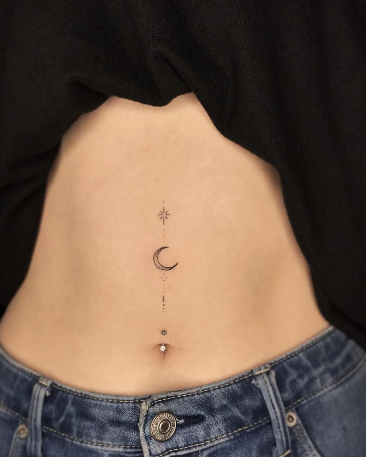 artistic stomach tattoo concepts