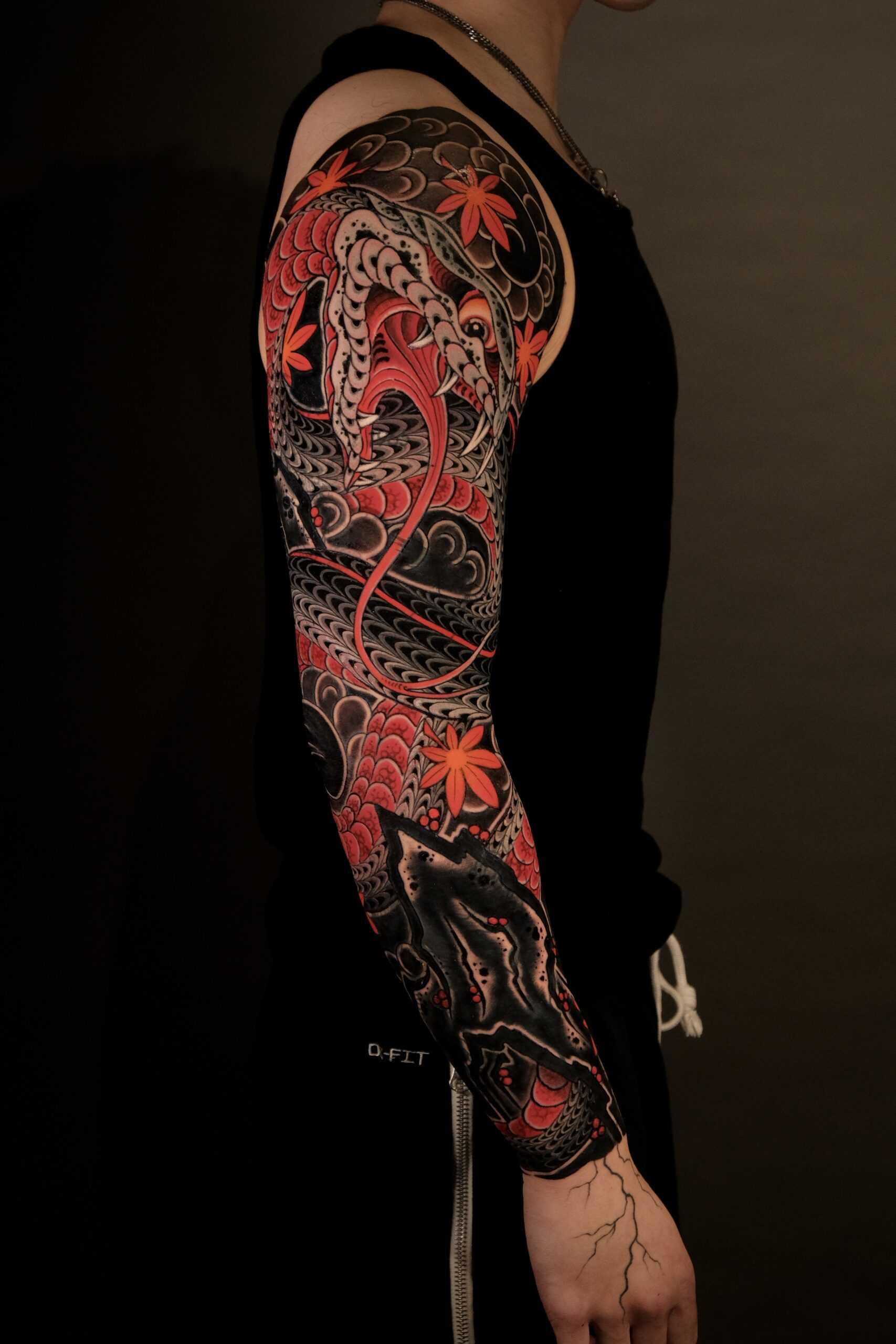 artistic tattoo sleeve ideas for men.