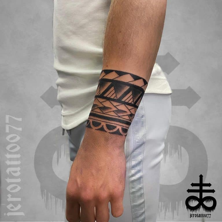 artistic tribal wrist tattoo variations