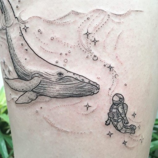 Astronaut tattoo ideas 0010