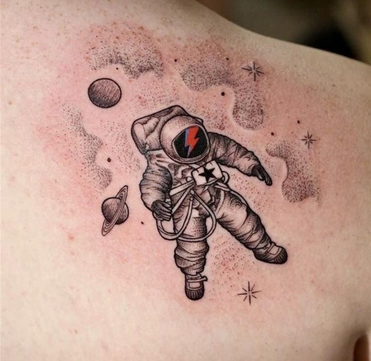 Astronaut tattoo ideas 0018