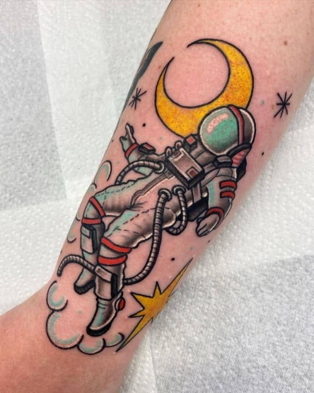 Astronaut tattoo ideas 0020