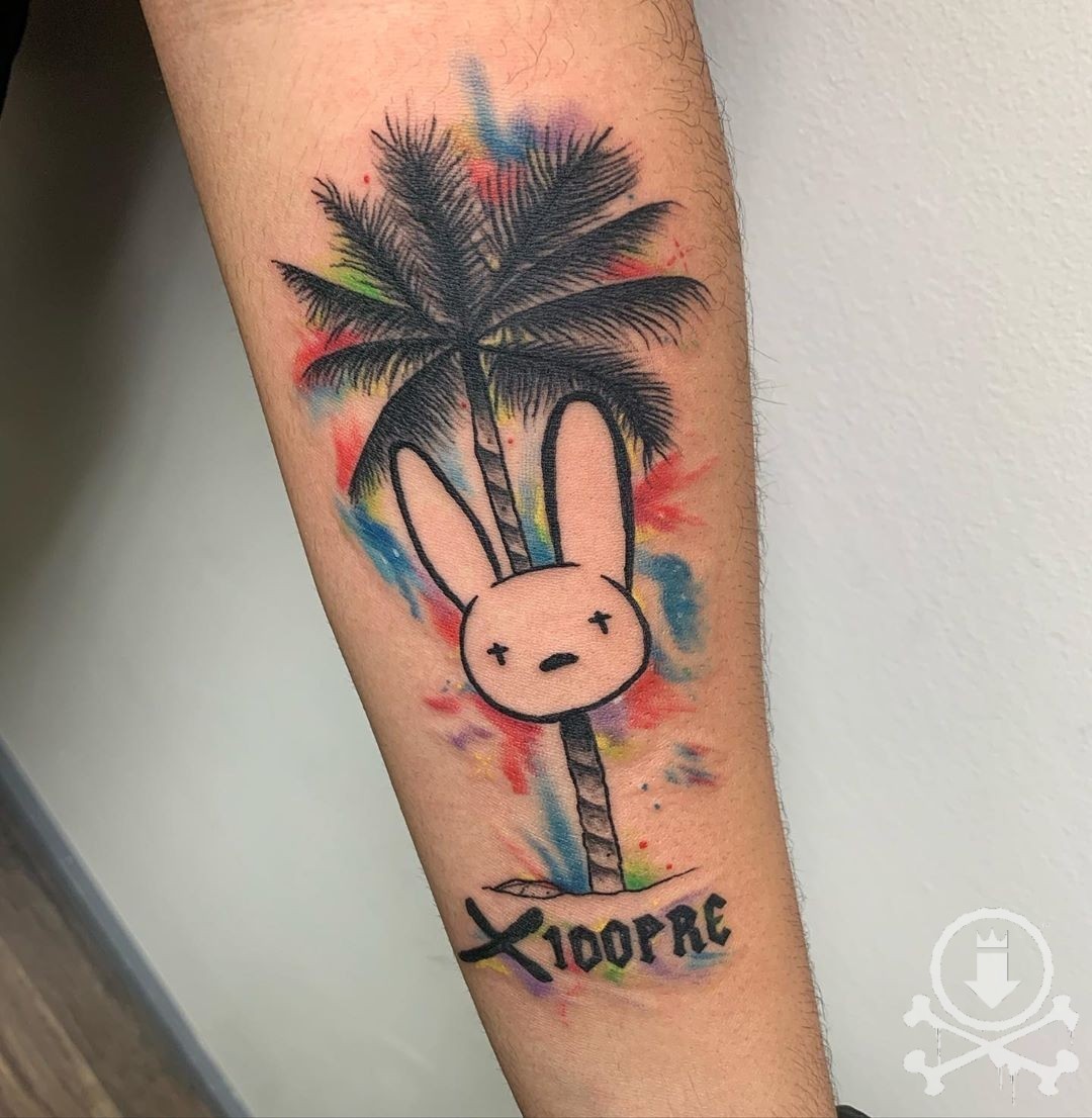 bad bunny tattoo ideas featuring lyrics