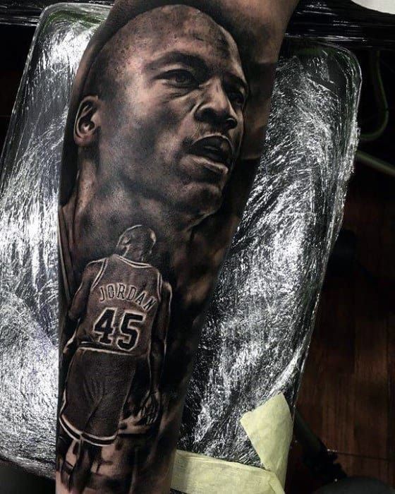 basketball tattoo ideas for athletes