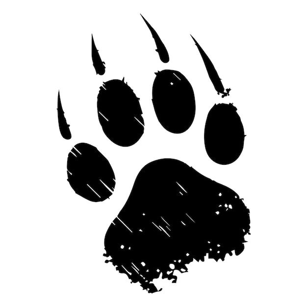 Bear paw tattoo ideas 0018