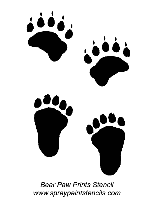 Bear paw tattoo ideas 0056