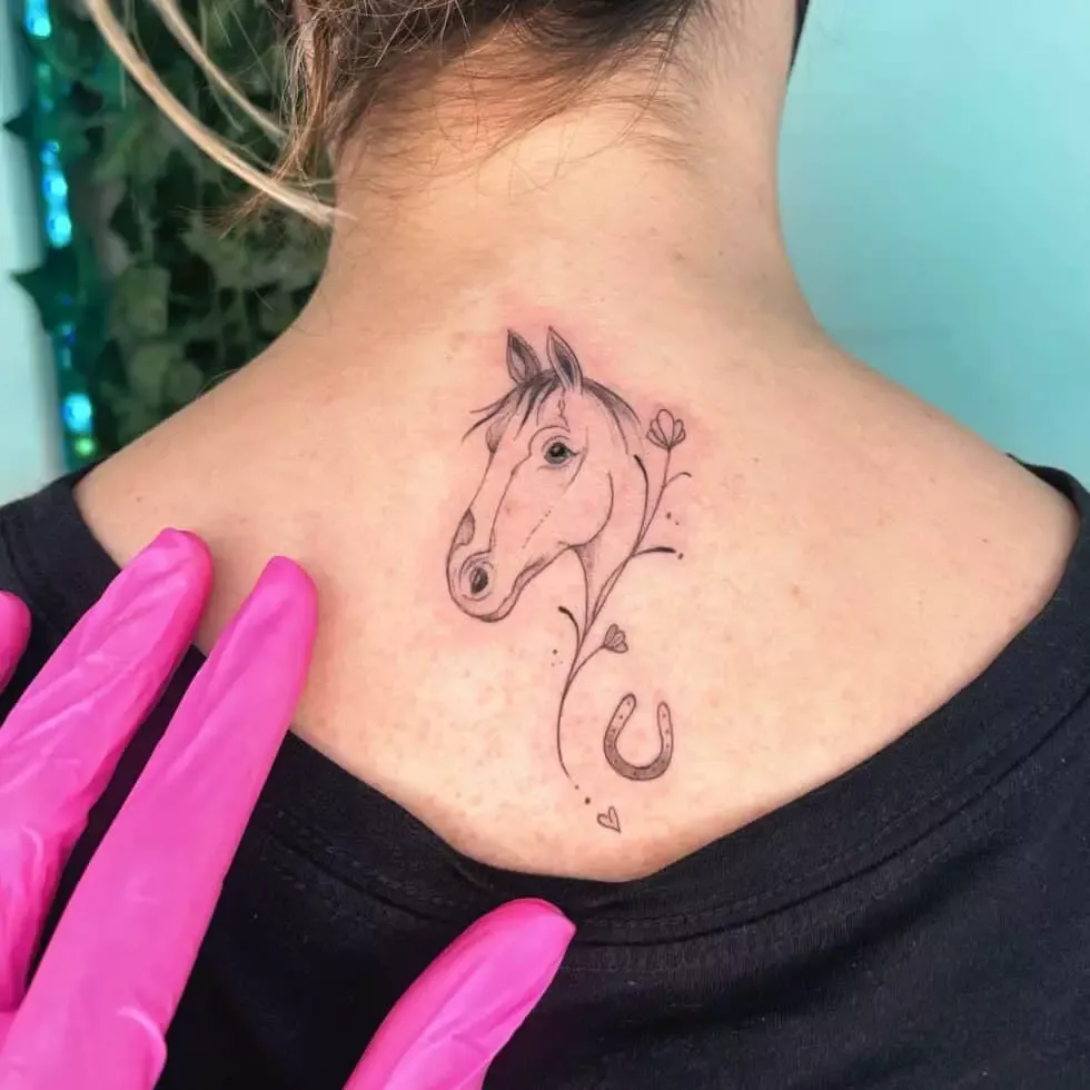 best placements for meaningful small horse tattoo