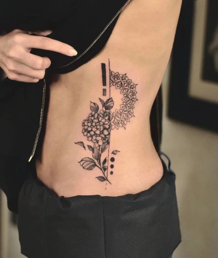 best side tattoo ideas for women