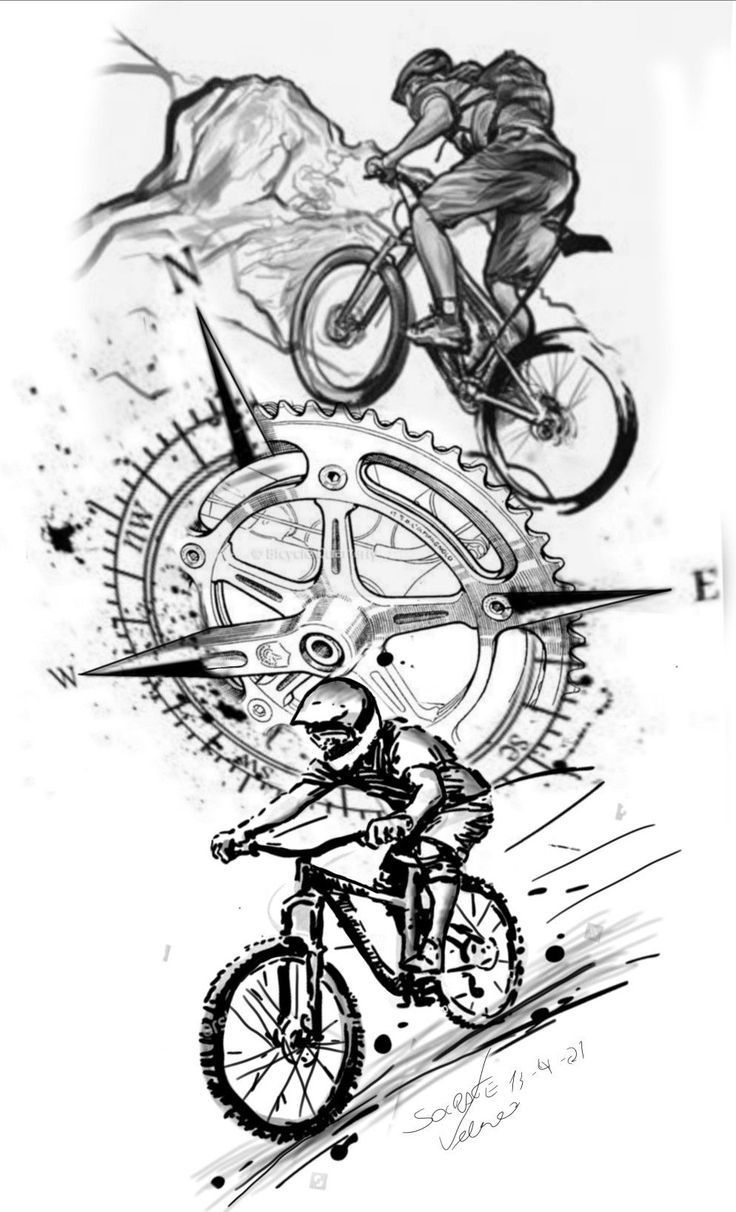 tattoo ideas bicycles 0074