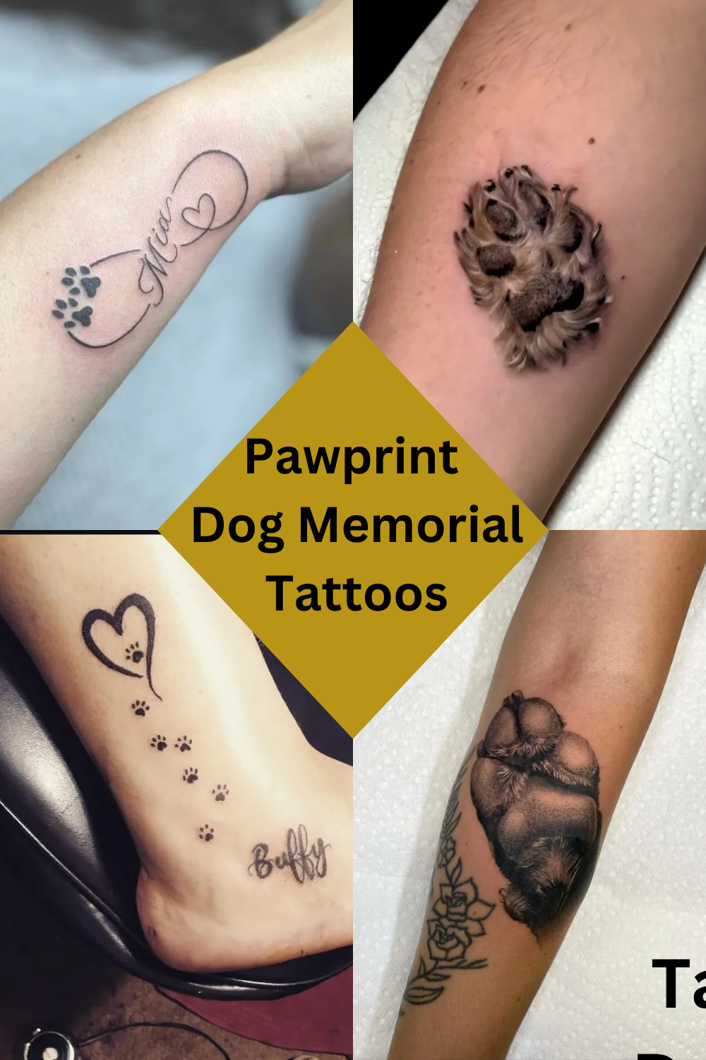 black and grey dog tattoo ideas