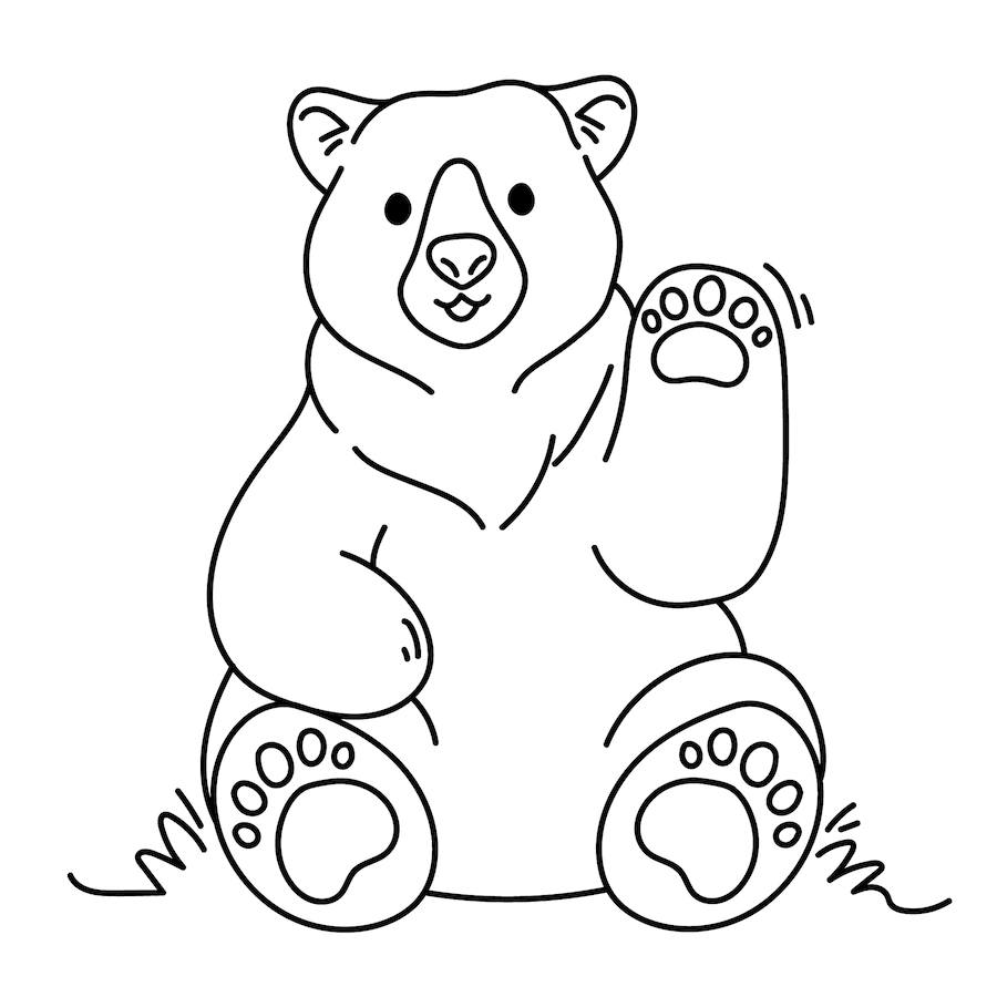 Black bear tattoo ideas 0023