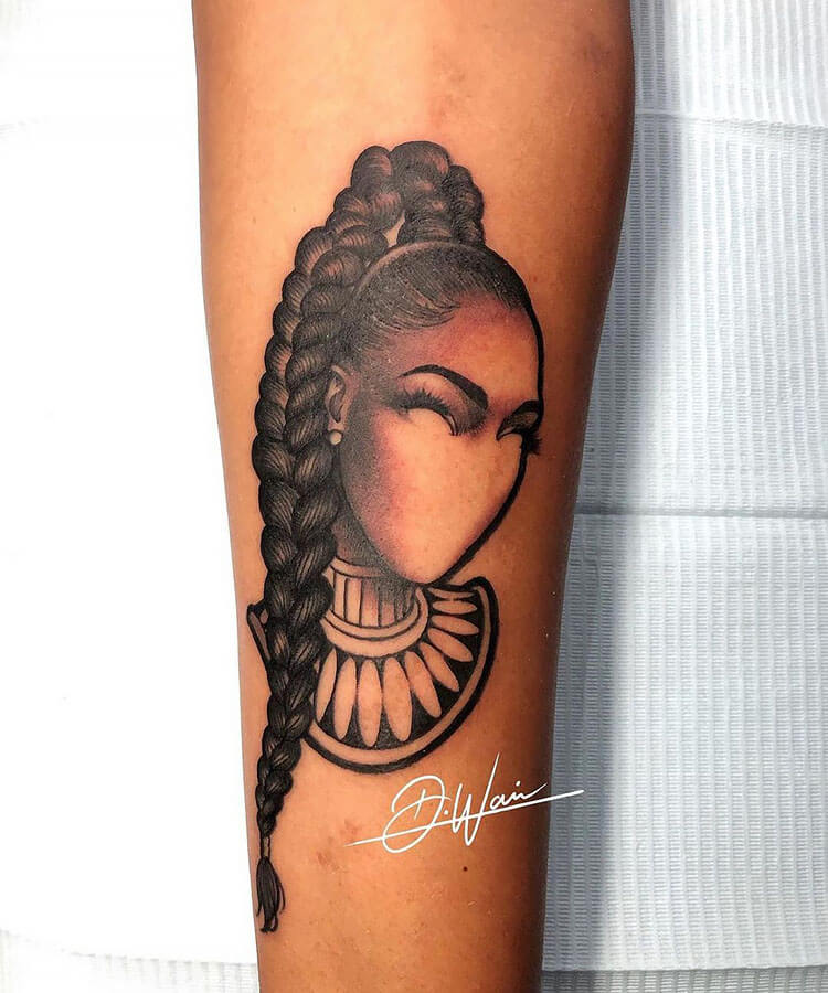 black girl tattoo ideas small 0029