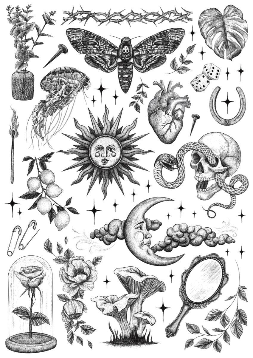 blackwork tattoo ideas 0013