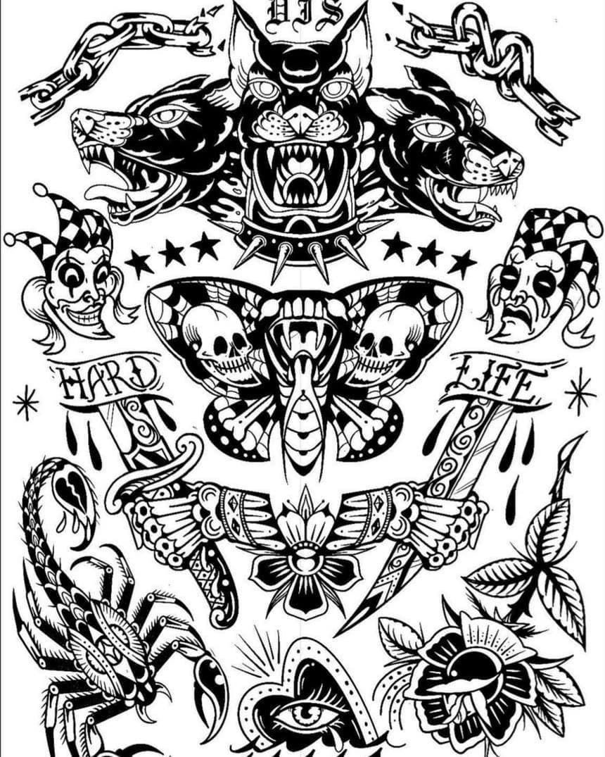 blackwork tattoo ideas 0028