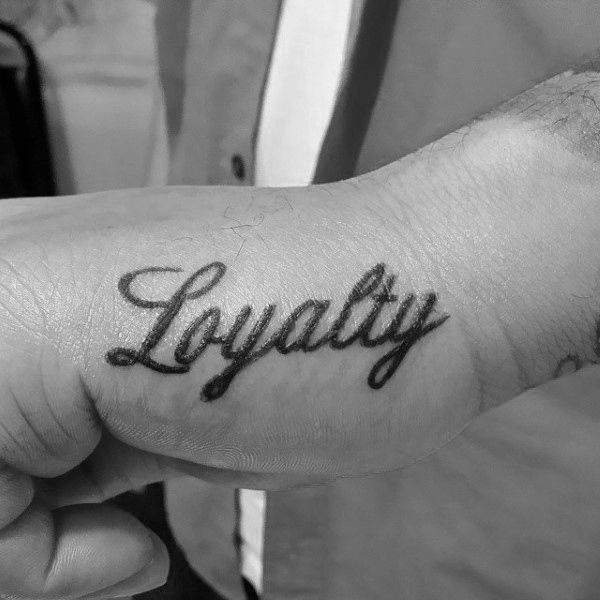 bold loyalty tattoo styles.