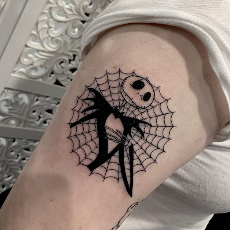 bold nightmare before christmas tattoo ideas for statement pieces