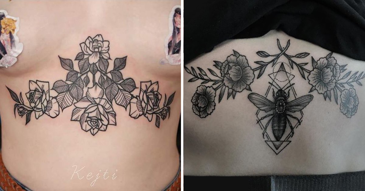 bold sternum tattoo suggestions