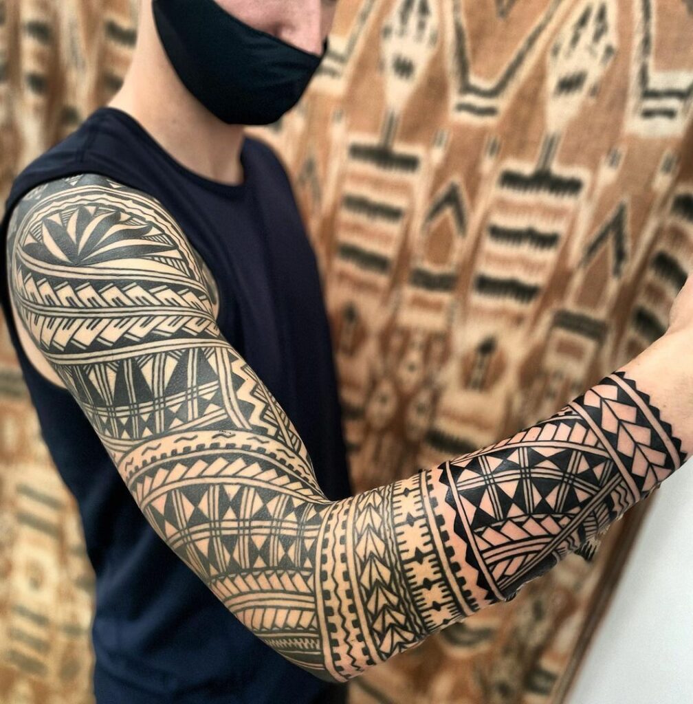 bold tribal arm tattoo styles