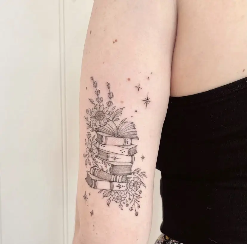 book lover tattoo ideas 0024