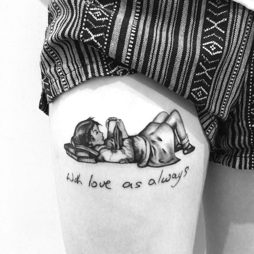 book lover tattoo ideas 0082