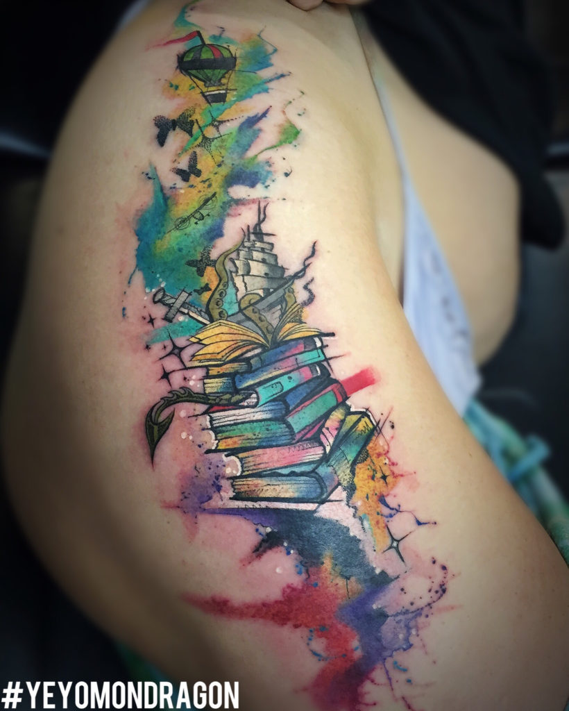 book lover tattoo ideas 0092