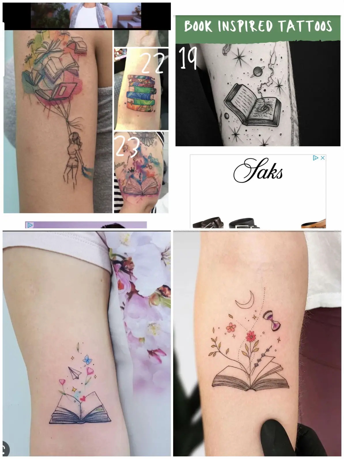 book lover tattoo ideas 0098