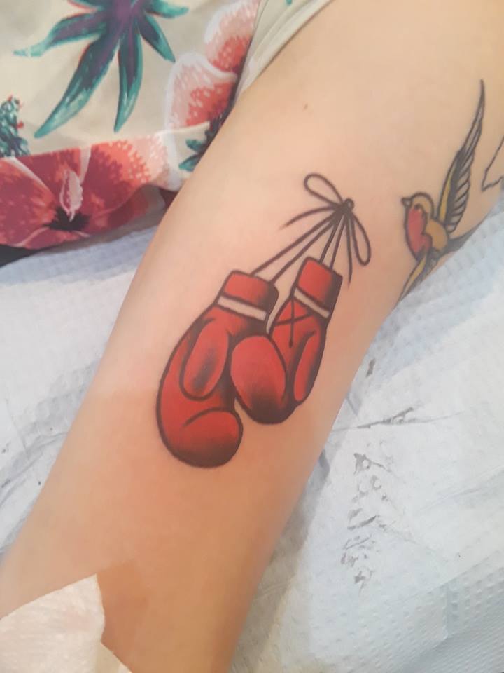 Boxing gloves tattoo ideas 0020