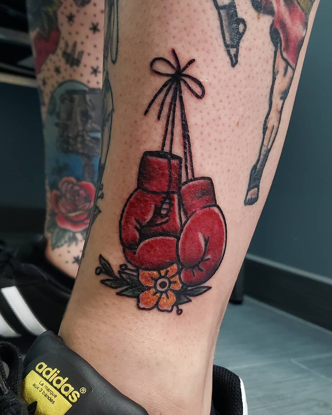 Boxing gloves tattoo ideas 0027