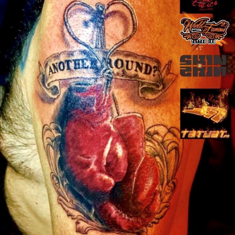 Boxing gloves tattoo ideas 0037