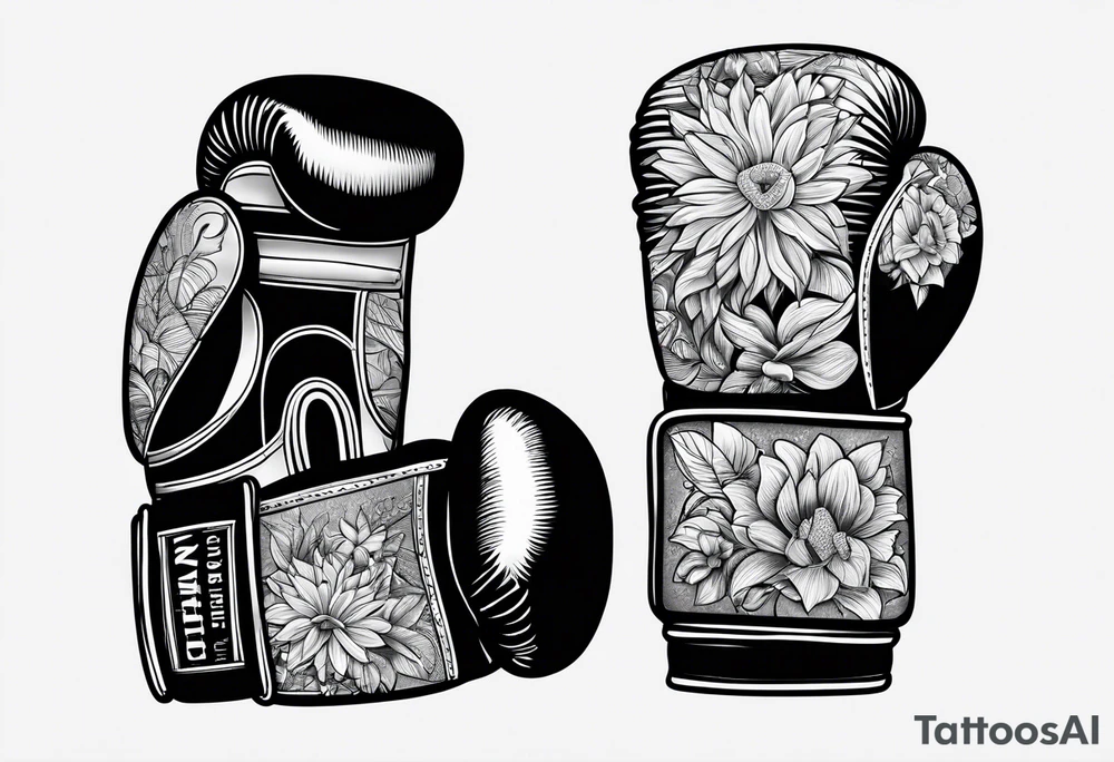 Boxing gloves tattoo ideas 0044