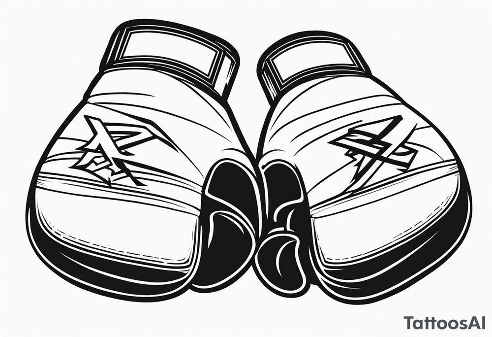 Boxing gloves tattoo ideas 0053