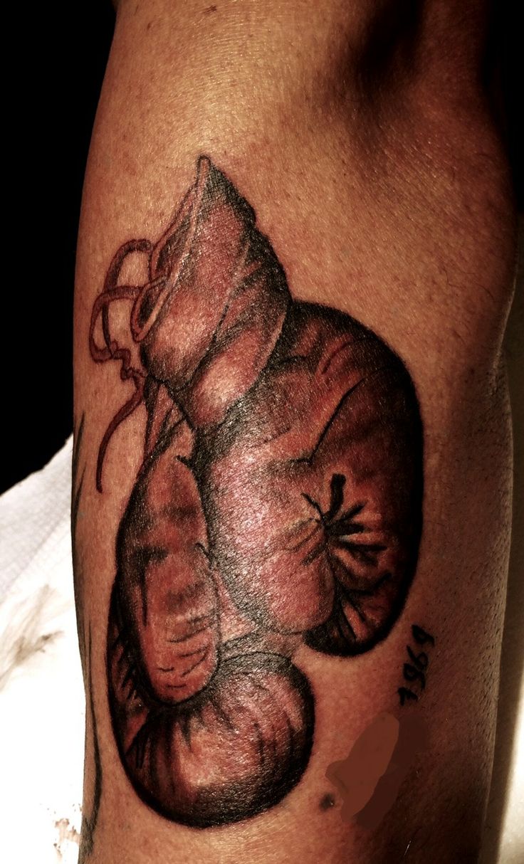 Boxing gloves tattoo ideas 0073