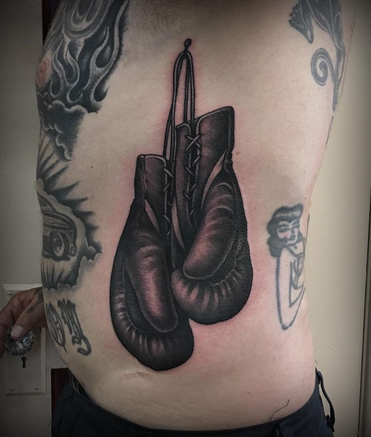 Boxing gloves tattoo ideas 0074